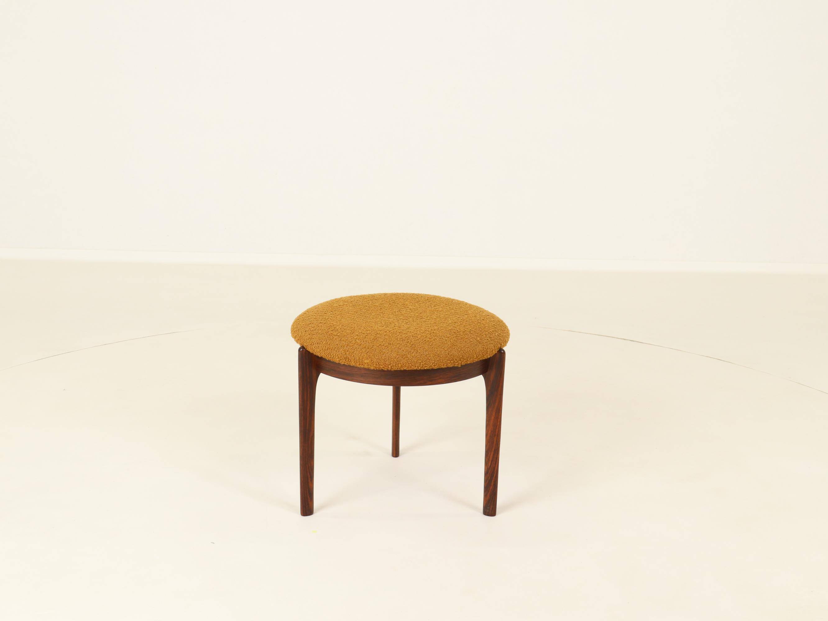 Stool or Footrest in Rosewood from Denmark, 1960s