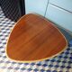 Tripod rattan coffee table, 79 cm per side