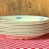 Antique flat plates St Amand Céranord