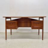 Teak Desk By Gunner Nielsen For Tibergaard