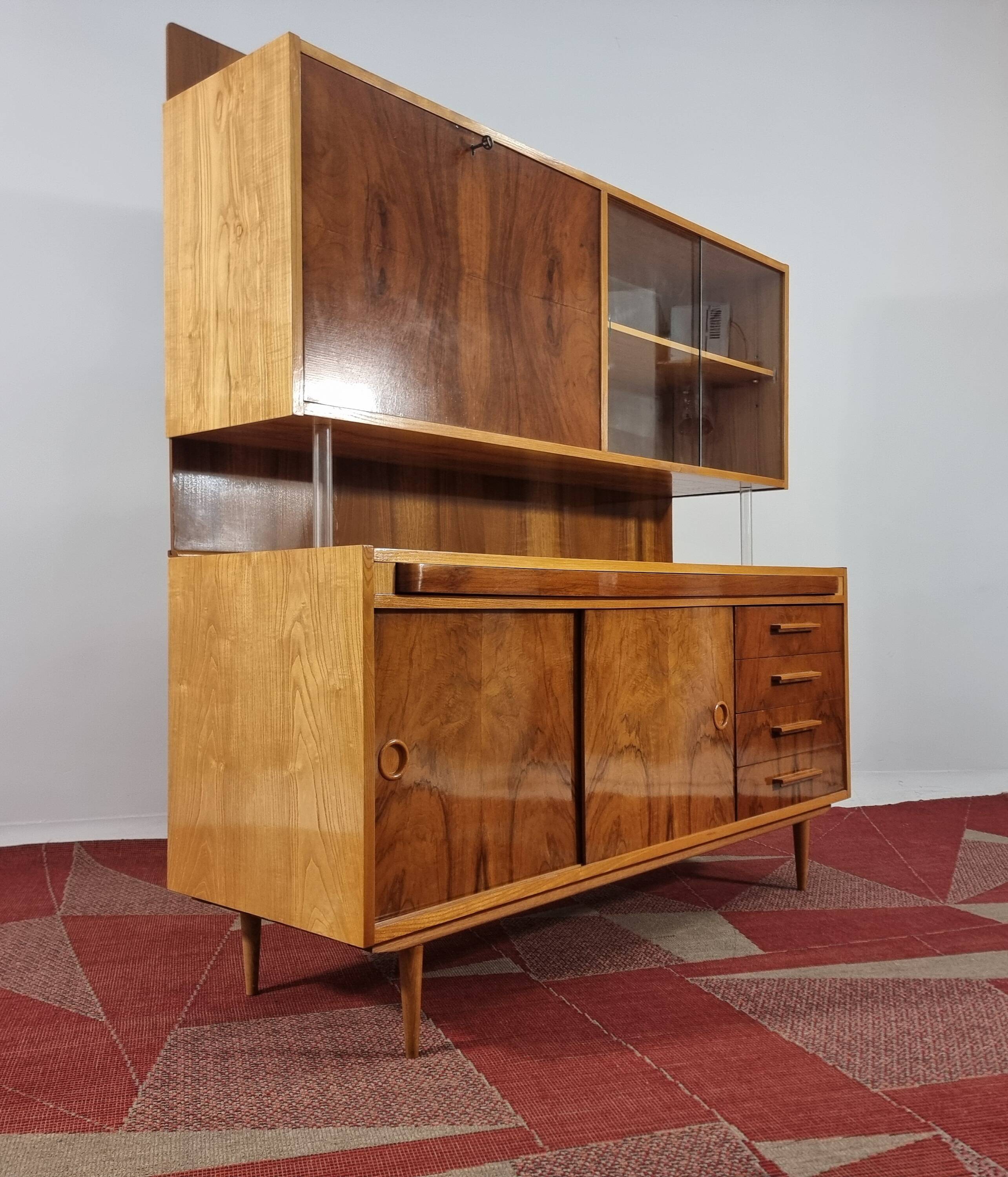 Vintage sideboard and desk, 1970s