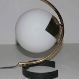 Lamp or wall lamp metal and opaline design 50's years