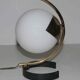 Lampe ou applique métal et opaline design années 50's