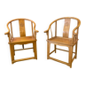 Paire de fauteuils chinois