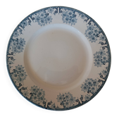 Longwy ironstone cake dish "Daisies"