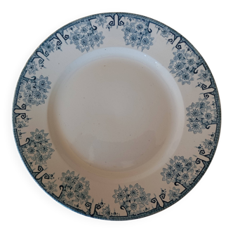 Longwy ironstone cake dish "Daisies"