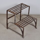 Stepladder 2 steps in metal