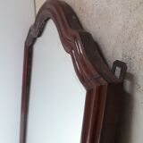 Louis Philippe mirror, mahogany, gendarme hat