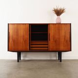 Buffet haut en teck, design danois, années 1960, production : Danemark