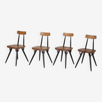 Ilmari Tapiovaara wooden chairs