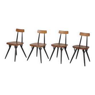 Ilmari Tapiovaara wooden chairs
