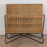 Rattan magazine rack Raoul Guys