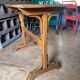 Red Formica bistro table 1950