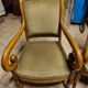 Louis Philippe style living room in walnut signed Grange, early 20th century