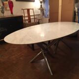 Table marble year 50 chrome foot