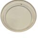 Beige vintage round mirror in a space style / wall mirror
