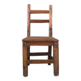 Old Savoyard chair folk art