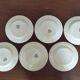 12 assiettes plates terre de fer Salins, modèle Céline