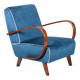 Art Deco Armchair Model C attributed to J. Halabala for Up Závody, Czech, 1940s