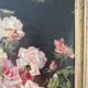 Bouquet of roses, oil on framed panel