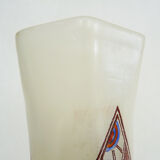 Art Nouveau vase by Leg with geometric patterns
