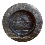 Ashtray empty pocket marble gray black