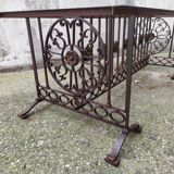 Table fer forgé
