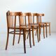 4 Thonet bistro chairs 1950s