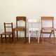 Scandinavian vintage wooden chair for children