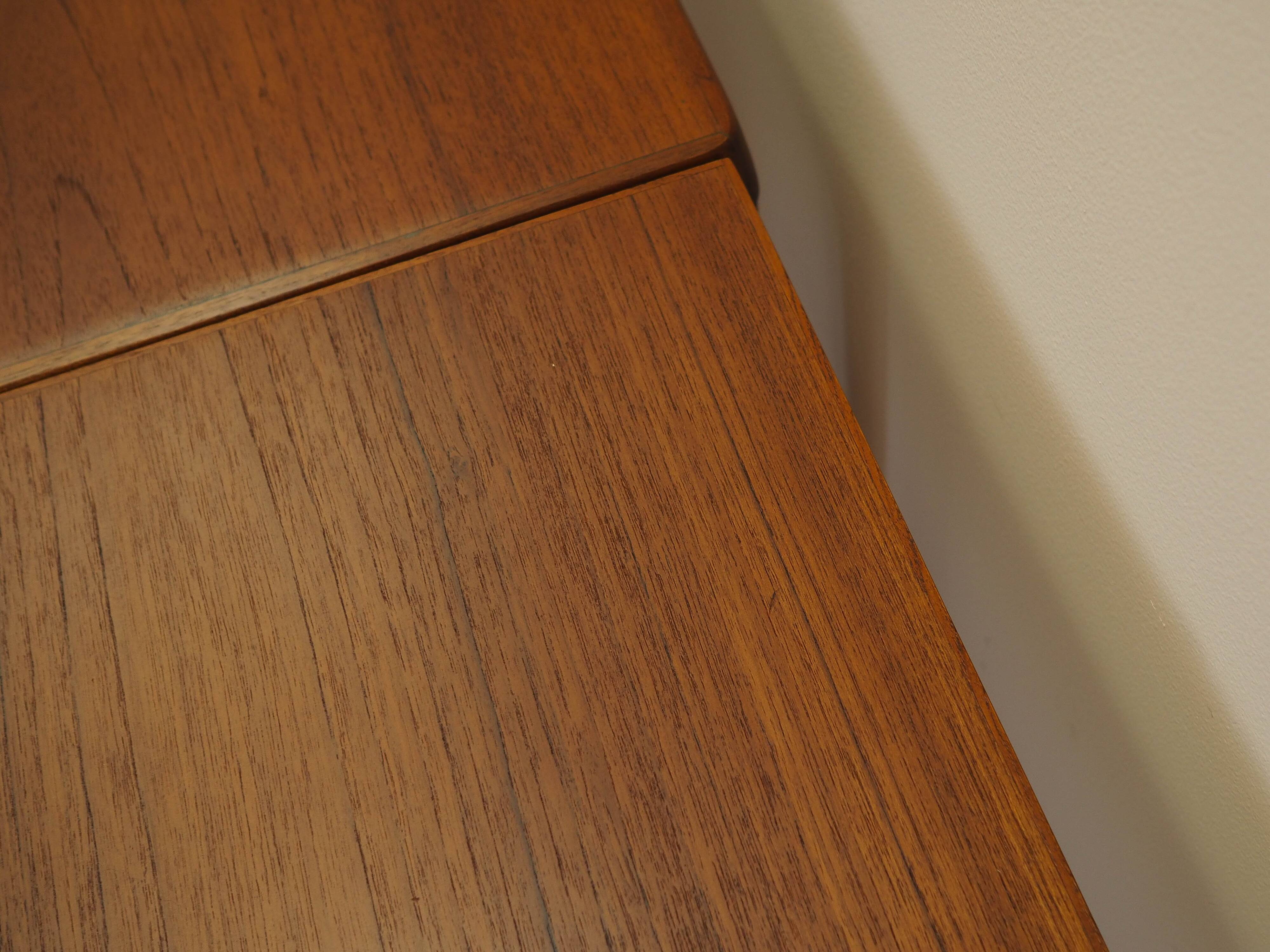Teak extending dining table Henning Kjærnulf, Vejle, 1960s