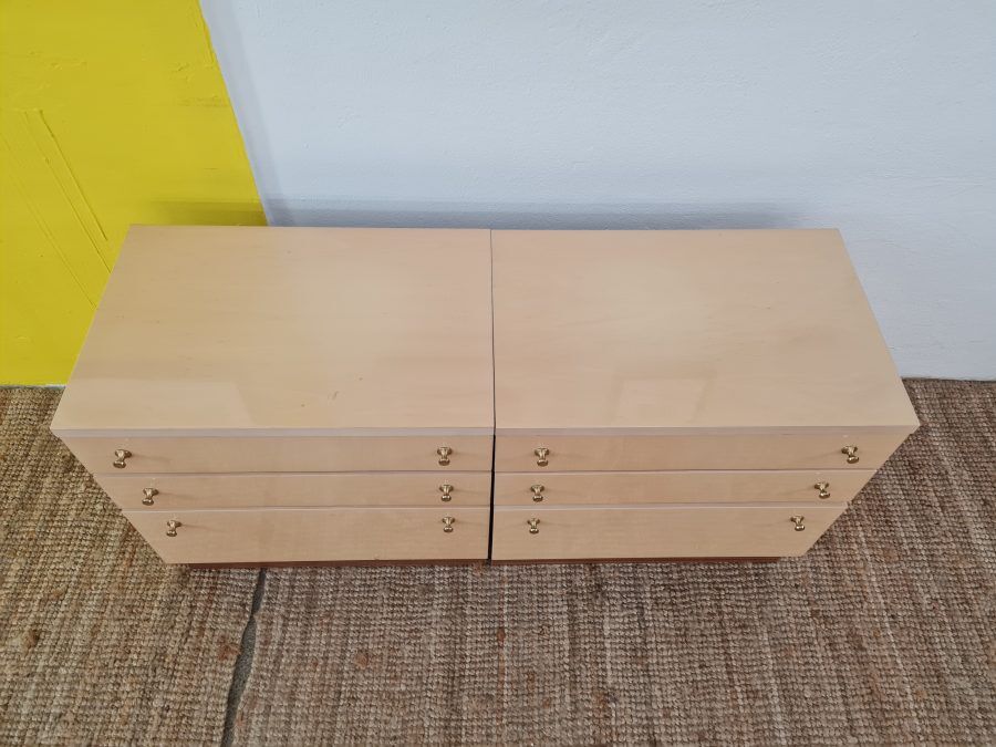 Paire de commodes scandinave vintage – 60 cm