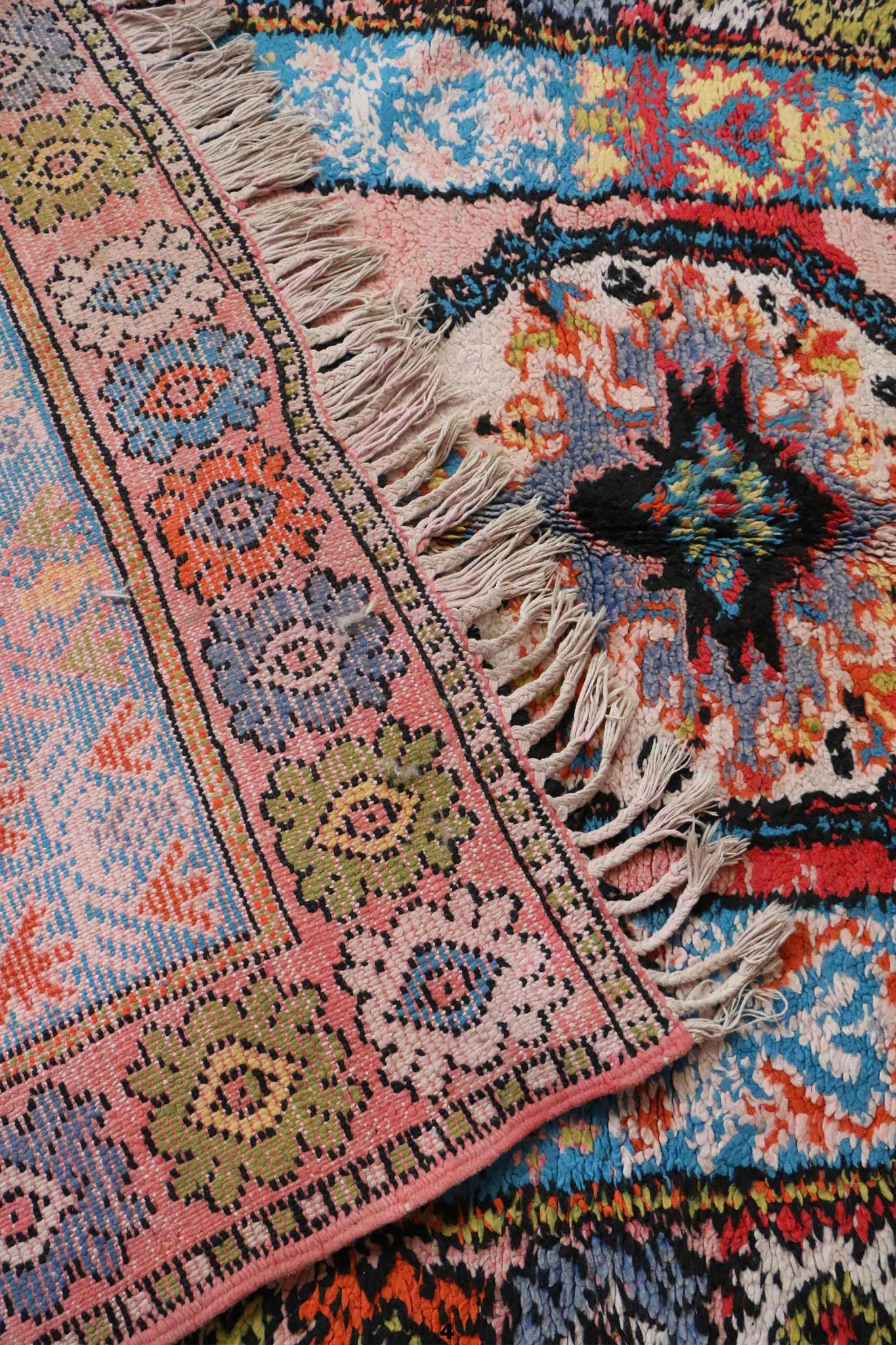 Tapis marocain coloré - 147 x 291 cm