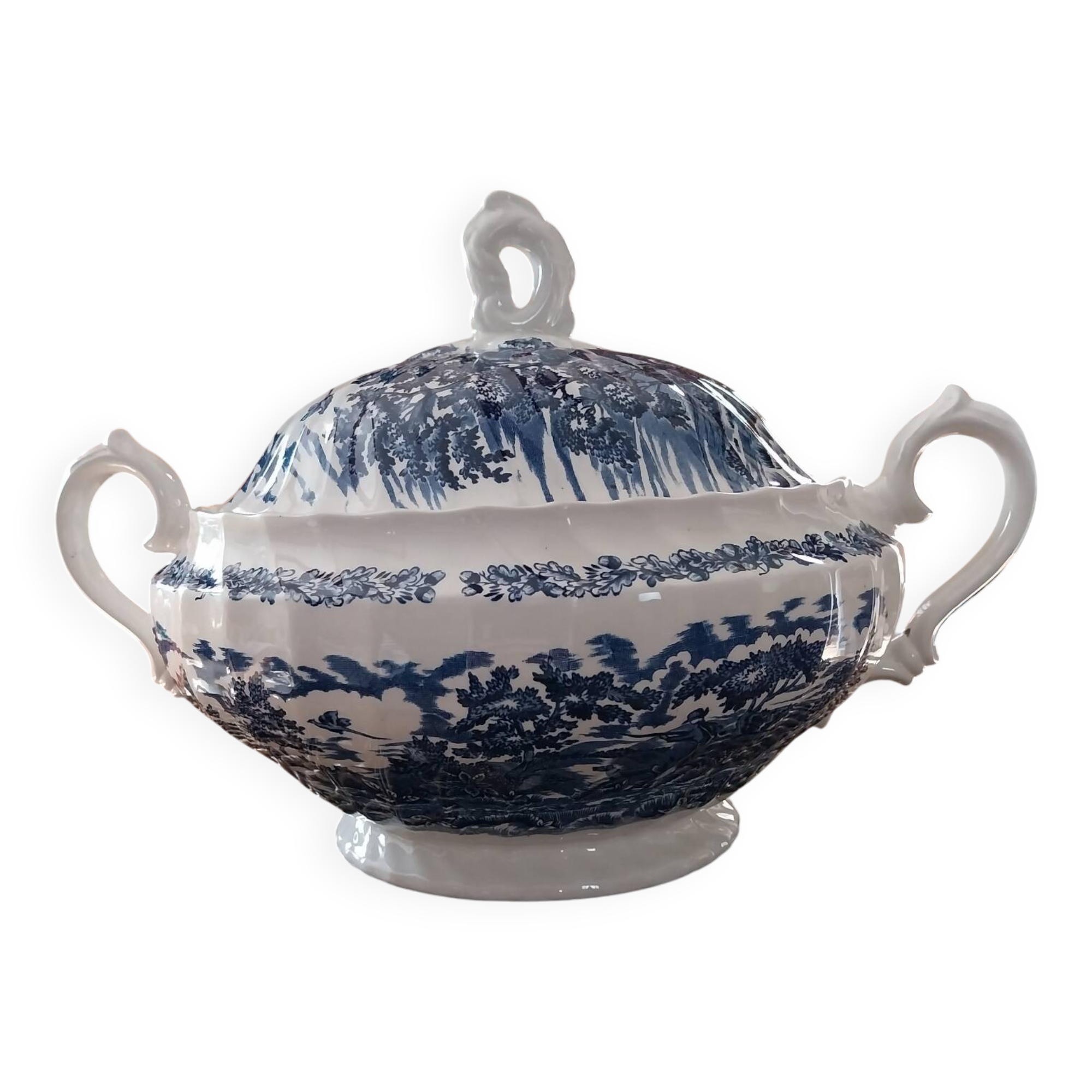 English soup tureen The Hunter by Myott