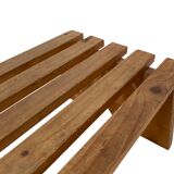 Vintage brutalist footstool minimalist design