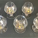 Baccarat Napoleon crystal cognac glasses