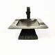 Hand-forged Brutalist-style study ashtray, Belgium, 1960s.