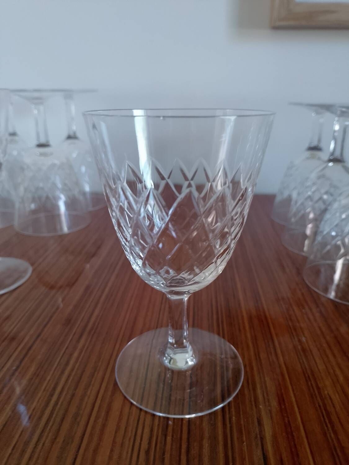 Set of wine glasses
