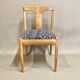 Ensemble de quatre chaises design scandinave 1950.