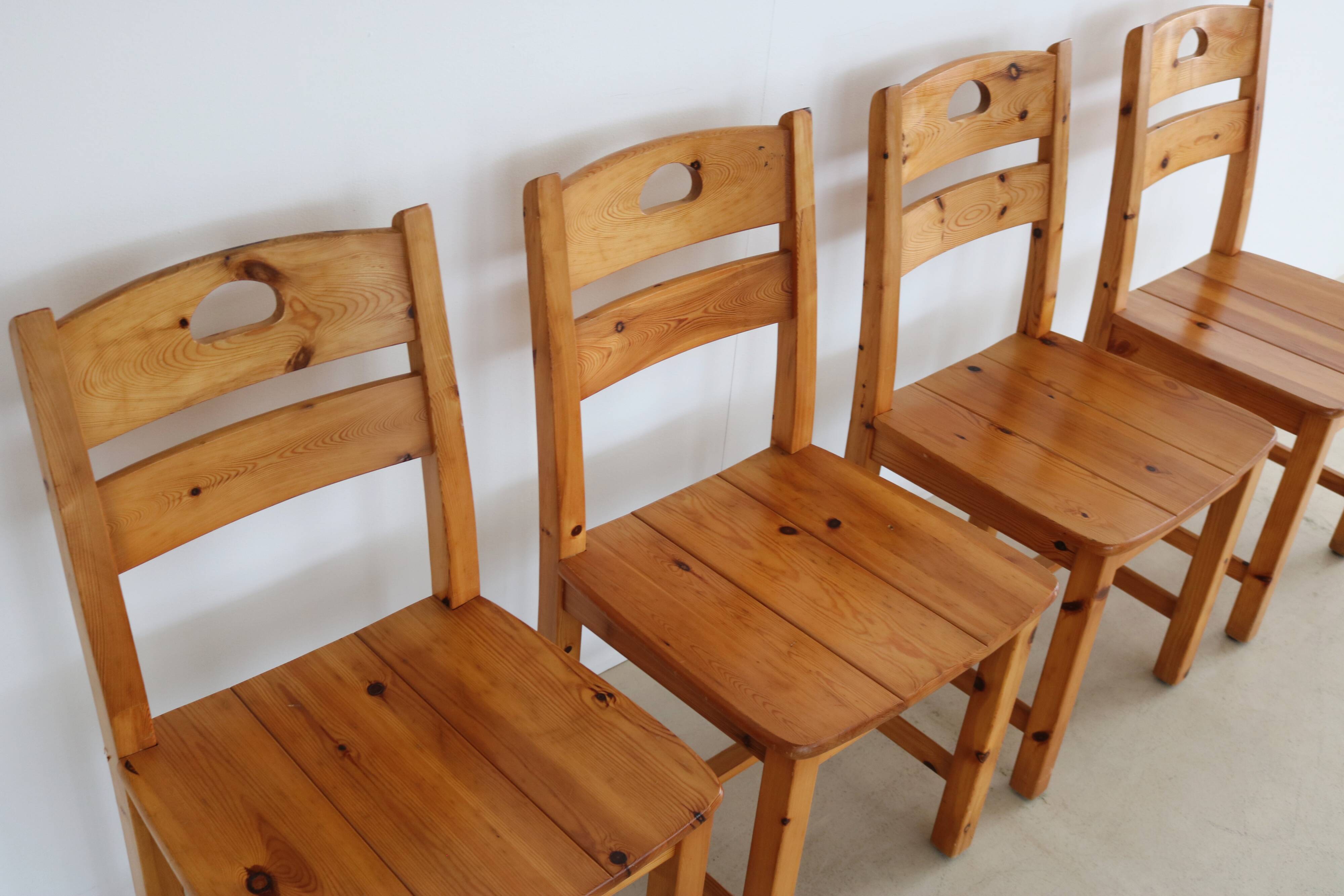 Vintage dining room chairs | chairs | pine