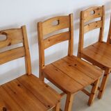 Vintage dining room chairs | chairs | pine