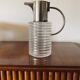Sergio Asti silverplated and glass jug  Arnolfo di Cambio 1968