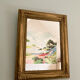 Miroir doré ancien 47x57cm