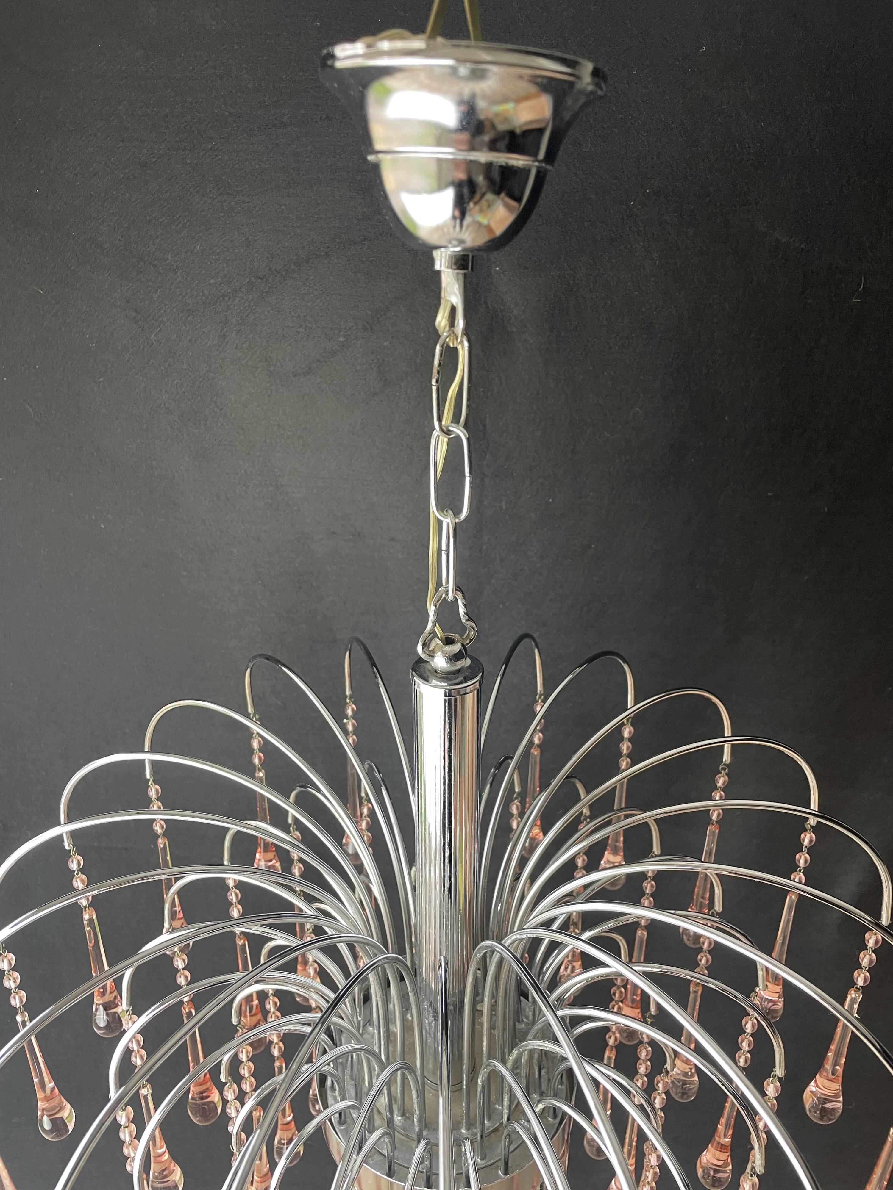 Paolo Venini waterfall chandelier