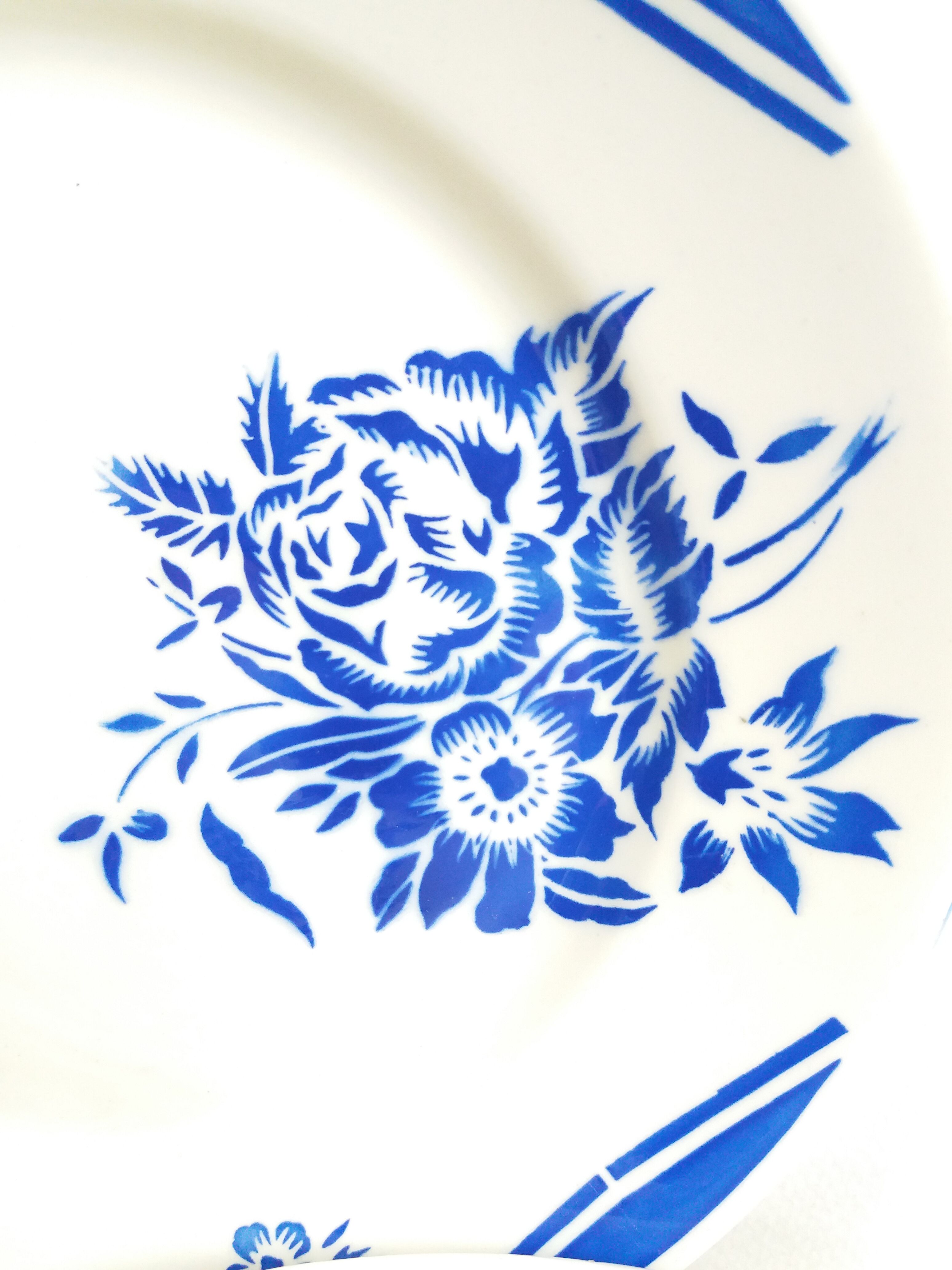 Set 4 Badonviller dessert plates