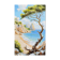Oil painting of a beach signed. Sea in oil signed. Painting of a beach.