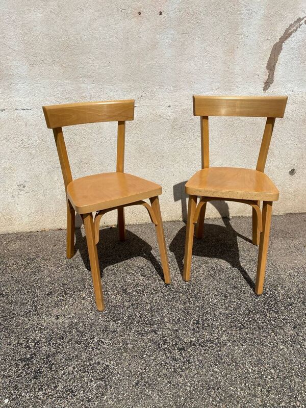 Duo chaise bistrot baumann 80