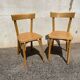 Duo chaise bistrot baumann 80