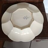 HB Quimper ceramic fruit bowl with beaded decoration