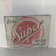 Plaque publicitaire Super
