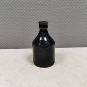 Miniature vase by Peter Fitzner (PF) in stoneware with dark blue glaze